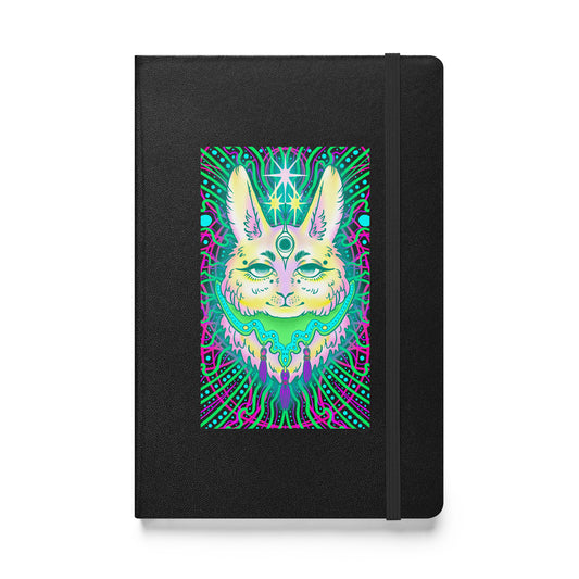 Hypnotic Bunny Hardcover bound notebook